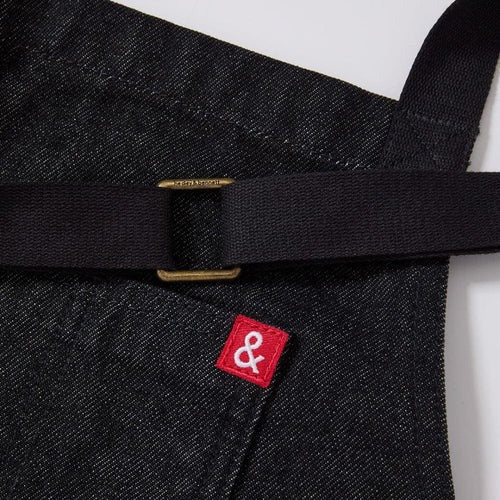 Abalone Black Denim Apron - Essential