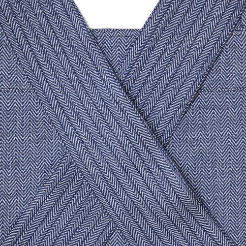MARTHA by Martha Stewart Blue Herringbone Smock