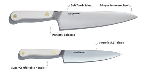 Prep Knife Set - Caviar Black