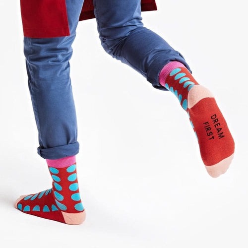 The Socks - Dream First Details Later - Red