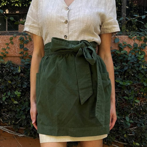 Broccolini Half Pinafore Apron