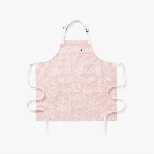 LoveShackFancy x H&B Toscana Toile Perennial Pink Kids Apron