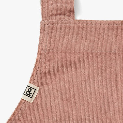 Dusty Rose Corduroy Smock