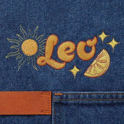 Leo Denim Zodiac Essential Apron