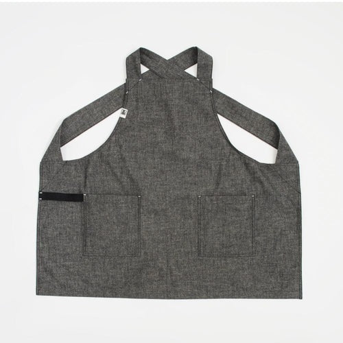 Black Salt Chambray Smock