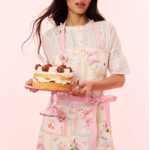 LoveShackFancy x H&B Mercado del Sol Cropped Essential Apron