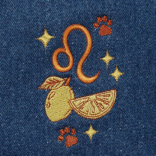 Leo Denim Zodiac Essential Apron