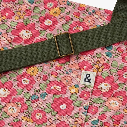 Made with Liberty Fabric Betsy Meadow Pink Cropped Essential Apron