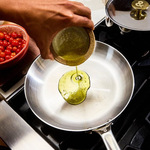 5-Ply Stainless Steel Fry Pan 10.5"