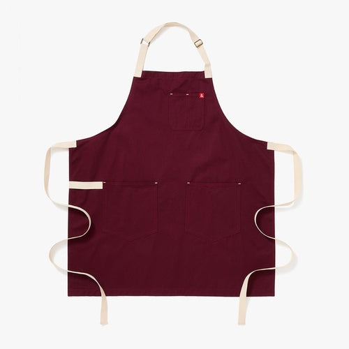 House Red Crossback Apron
