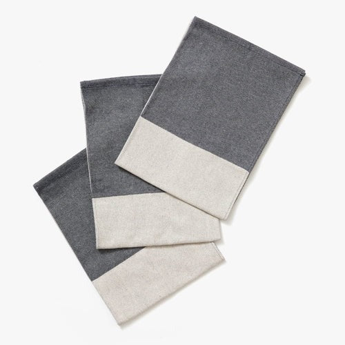 Blueberry Blue Chef's Towels - Set of 3