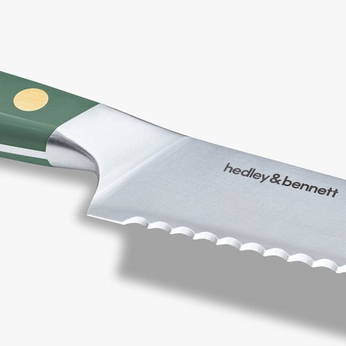 Bread Knife - Shiso Green