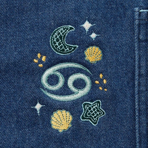 Cancer Denim Zodiac Essential Apron