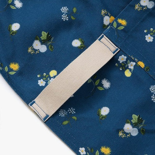 Rifle Paper Co. Sapphire Ditsy Dahlia Pinafore Apron