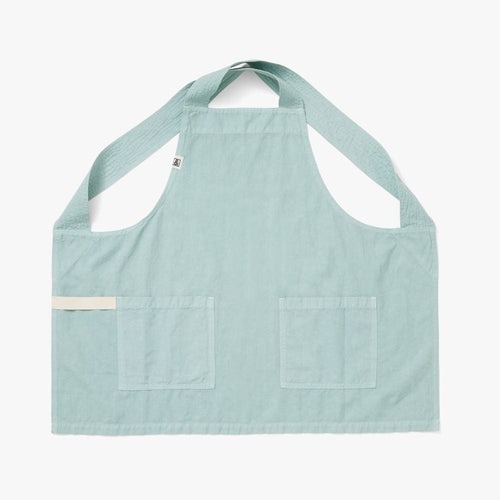 Eggshell Blue Half Pinafore Apron
