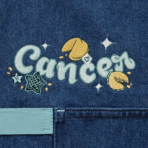 Cancer Denim Zodiac Essential Apron