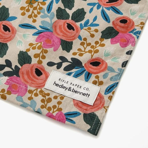 Rifle Paper Co. Rosa Natural Crossback Apron