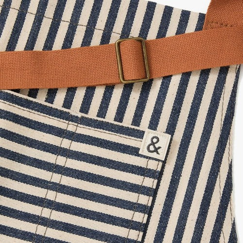 Palm Striped Apron - Essential