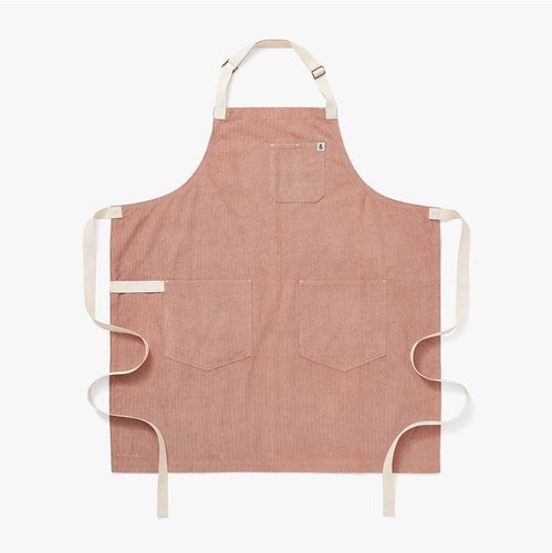 Dusty Rose Corduroy Essential Apron