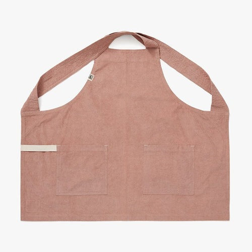Dusty Rose Corduroy Essential Apron