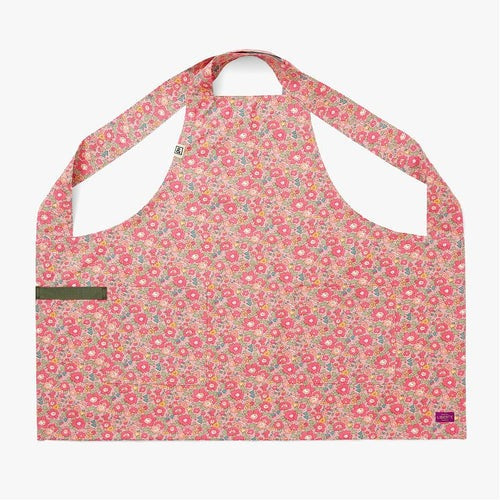 Made with Liberty Fabric Betsy Meadow Pink Cropped Essential Apron