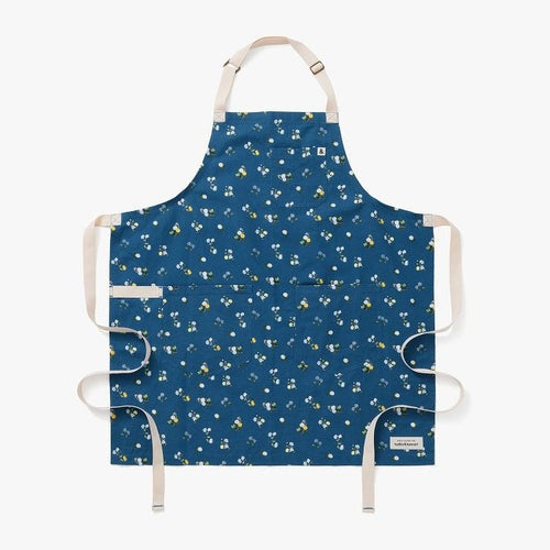 Rifle Paper Co. Sapphire Ditsy Dahlia Pinafore Apron