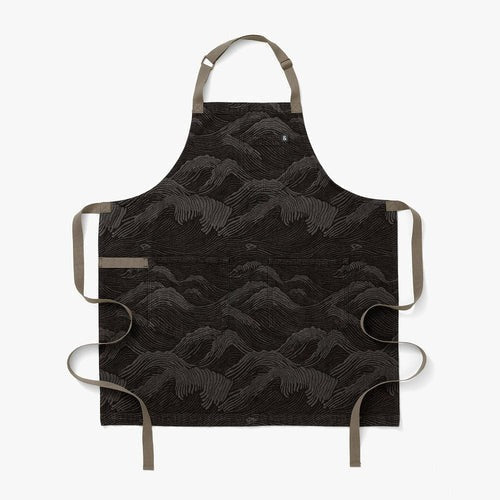 Pacific Black Wave Essential Apron