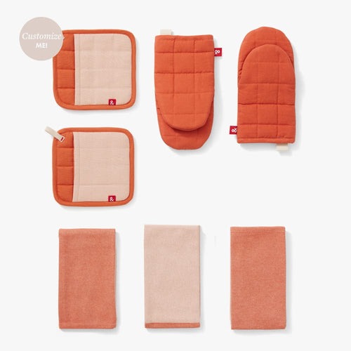 Paprika Red Chef's Towels - Set of 3