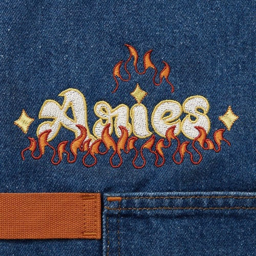 Aries Denim Zodiac Essential Apron