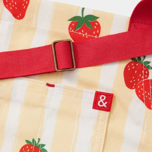 Strawberry Stripe Essential Apron