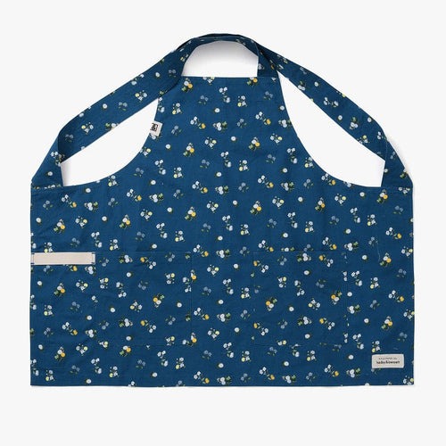 Rifle Paper Co. Sapphire Ditsy Dahlia Essential Apron