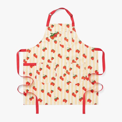 Strawberry Stripe Essential Apron