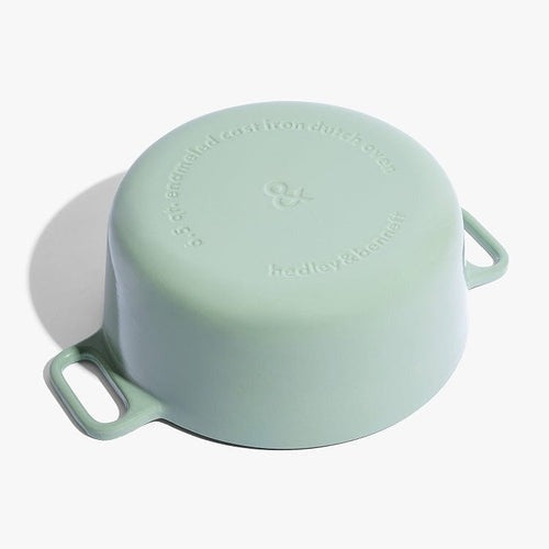 Enameled Cast Iron Dutch Oven + Lid - Shiso Green 6.5qt