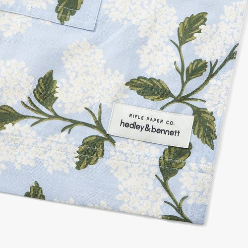 Rifle Paper Co. Blue Hydrangea Pinafore Apron