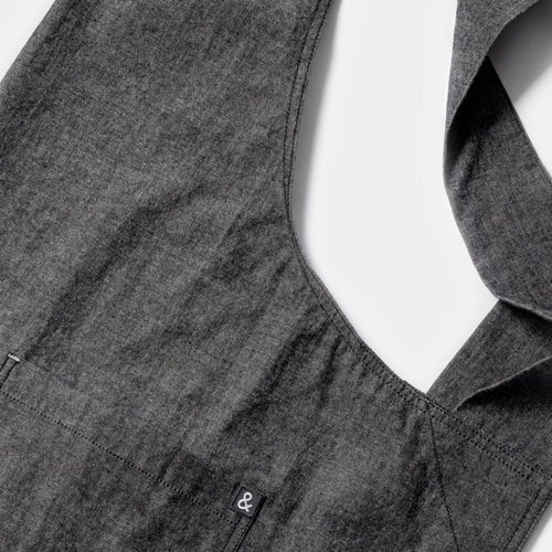 Black Salt Chambray Smock