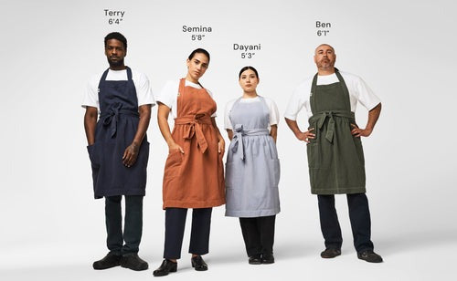 Hudson Blue Pinafore Apron