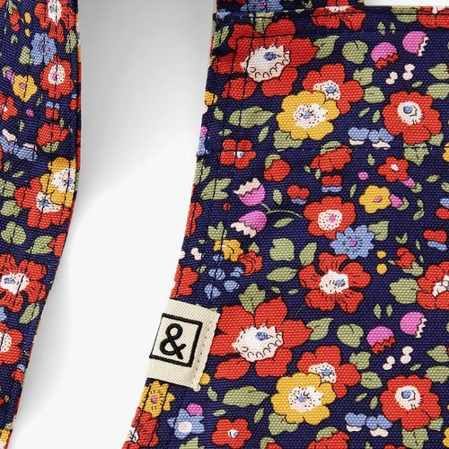 Made with Liberty Fabric Betsy Meadow Navy Smock