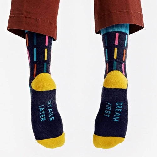 The Socks - Dream First Details Later - Navy