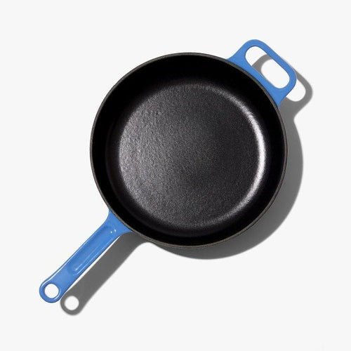 Enameled Cast Iron Skillet Pan - French Blue 11"