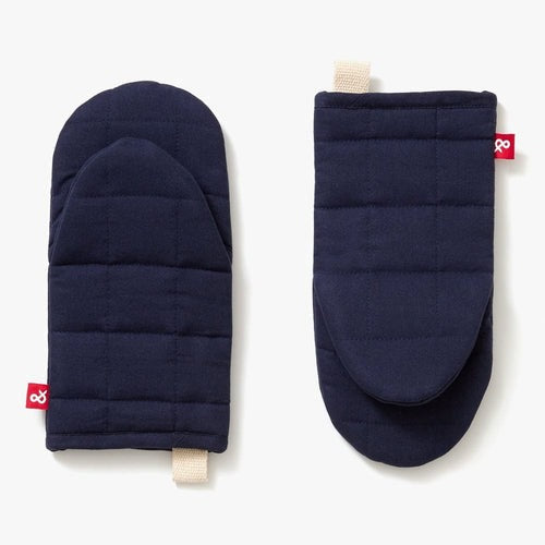 Blueberry Blue Oven Mitts