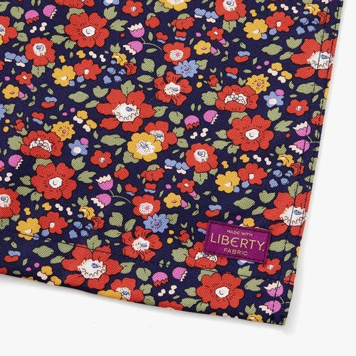 Made with Liberty Fabric Betsy Meadow Navy Essential Apron
