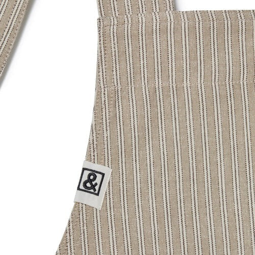 MARTHA by Martha Stewart Brown Stripe Smock