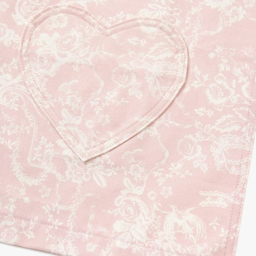 LoveShackFancy x H&B Toscana Toile Perennial Pink Kids Apron