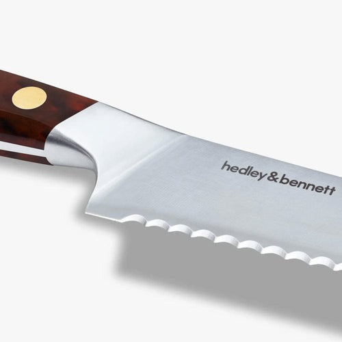 Chef's Knife Set - Tortoiseshell Brown