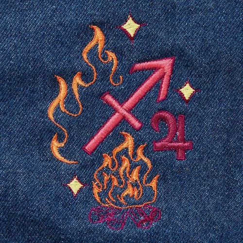 Sagittarius Denim Zodiac Essential Apron