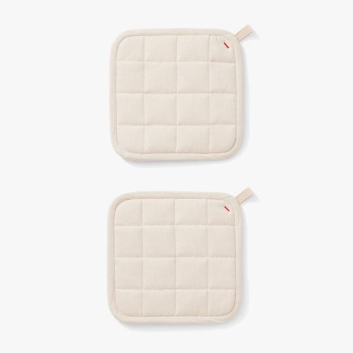 Oat White Pot Holders