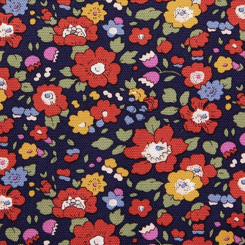 Made with Liberty Fabric Betsy Meadow Navy Essential Apron