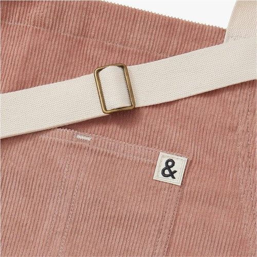 Dusty Rose Corduroy Essential Apron
