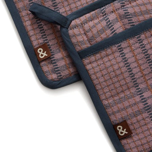 Hommeboys x H&B Lavender Grid Pot Holders