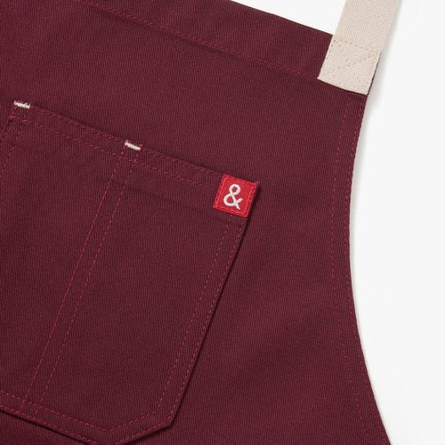House Red Crossback Apron
